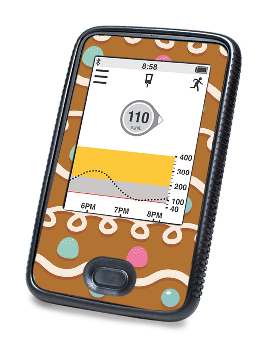 Gingerbread DEXCOM G6 Touchscreen Receiver-Pump Peelz