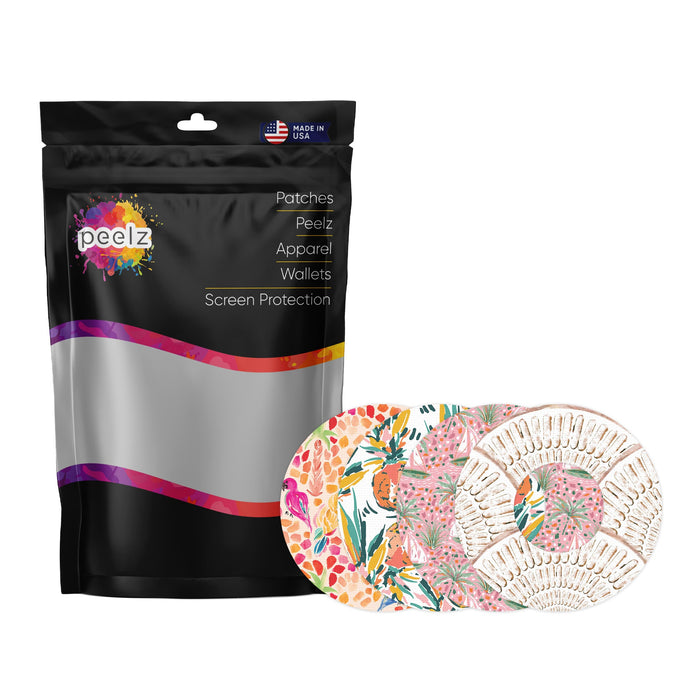 Girls Summer Variety Patch Tape Designed for the FreeStyle Libre 2-Pump Peelz