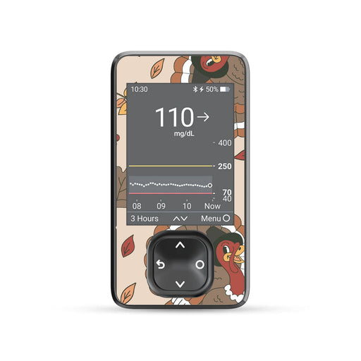 Gobble Gobble DEXCOM G7 and Stelo and G6 Touchscreen Receiver Sticker-Pump Peelz