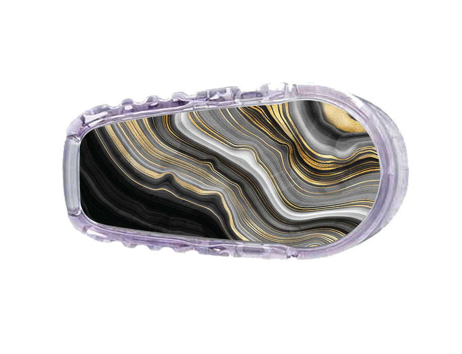 Gold Marble Sticker Designed for the DEXCOM Transmitter - Pump Peelz