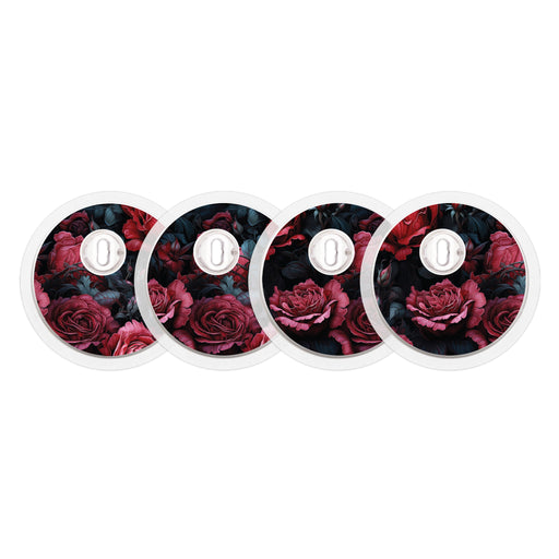 Gothic Roses Designed for the FreeStyle Libre 3 Sensor-Pump Peelz