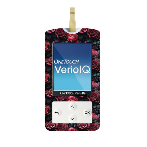 Gothic Roses for OneTouch Verio IQ Glucometer-Pump Peelz