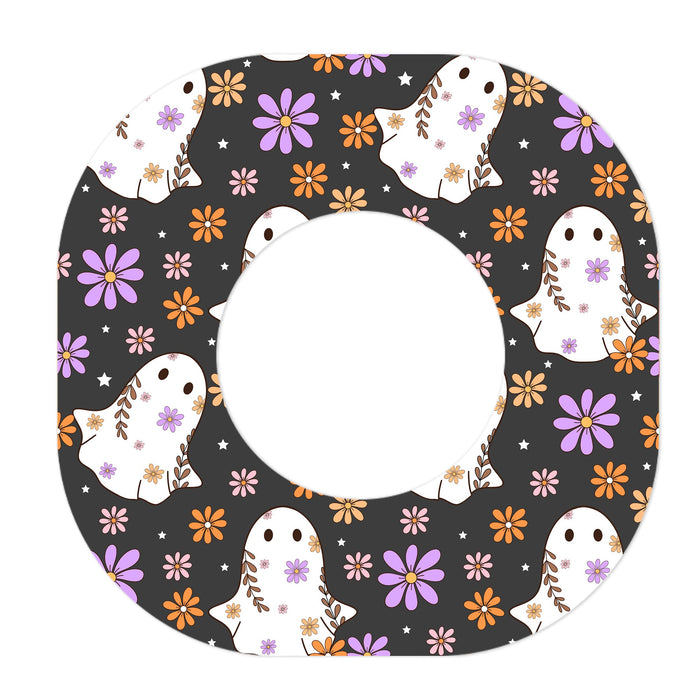 Groovy Ghosts Patch Tape Designed for the DEXCOM G7-Pump Peelz