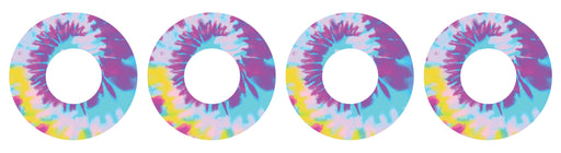 Groovy Tie-Dye Patch+ Tape Designed for the FreeStyle Libre 2 - Pump Peelz