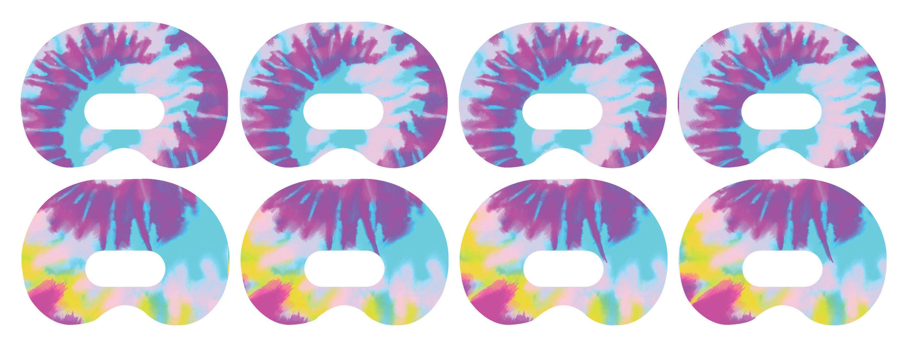 Groovy Tie-Dye for Patch+ Medtronic CGM Tape - Pump Peelz