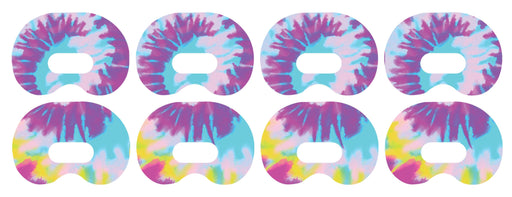 Groovy Tie-Dye for Patch+ Medtronic CGM Tape - Pump Peelz