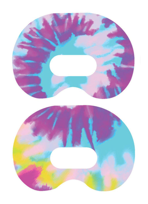 Groovy Tie-Dye for Patch+ Medtronic CGM Tape - Pump Peelz