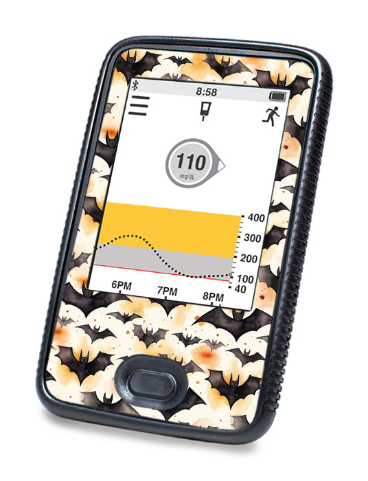 Halloween Bats DEXCOM G6 Touchscreen Receiver-Pump Peelz