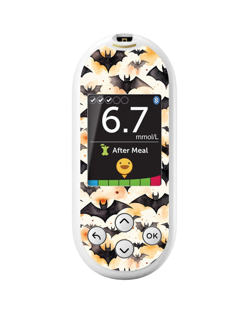 Halloween Bats for OneTouch Verio Reflect Glucometer-Pump Peelz