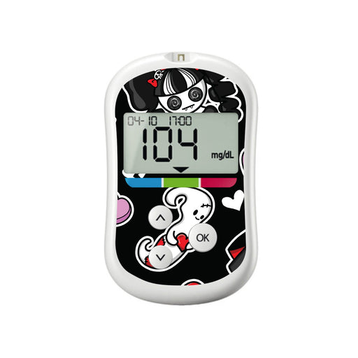 Halloween Valentine for OneTouch Verio Flex Glucometer-Pump Peelz