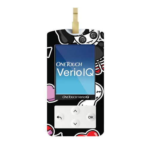 Halloween Valentine for OneTouch Verio IQ Glucometer-Pump Peelz