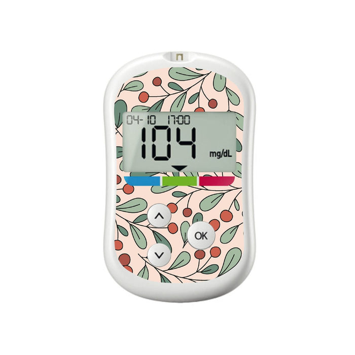 Holly Berries for OneTouch Verio Flex Glucometer-Pump Peelz