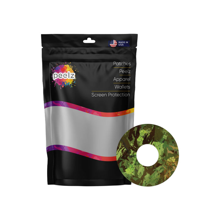 Hunting Camo Patch Tape Designed for the FreeStyle Libre 3-Pump Peelz