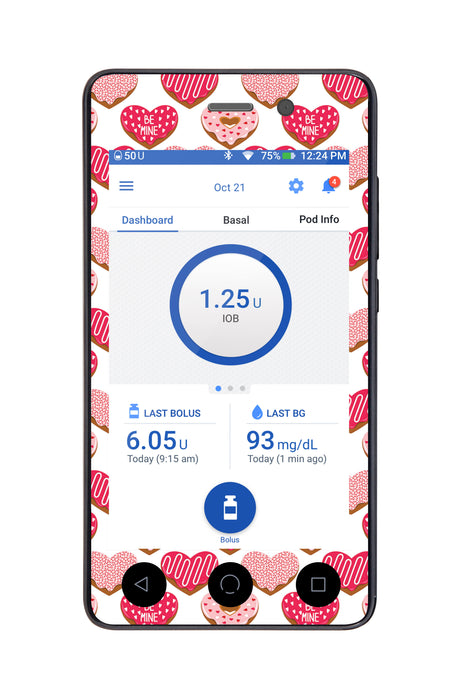 I Heart Donuts Omnipod Dash Peelz For Pdm