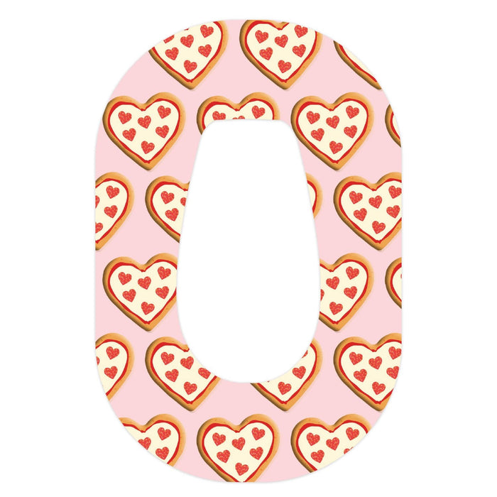 I Heart Pizza Patch+ Tape Designed for the DEXCOM G6 - Pump Peelz