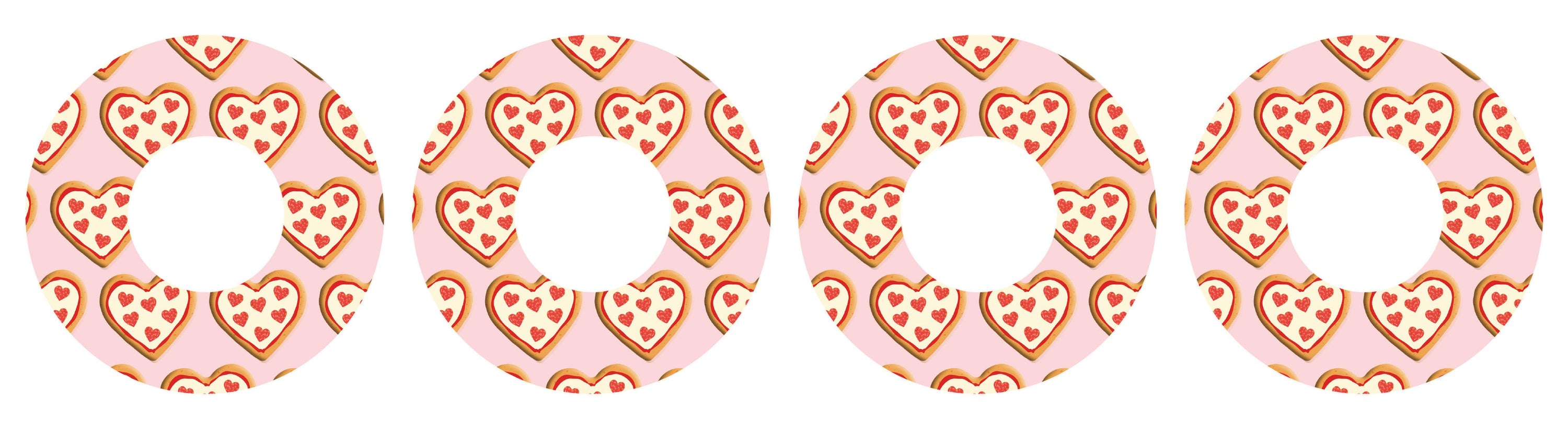 I Heart Pizza for Patch+ Freestyle Libre and Universal Infusion Set Tape - Pump Peelz