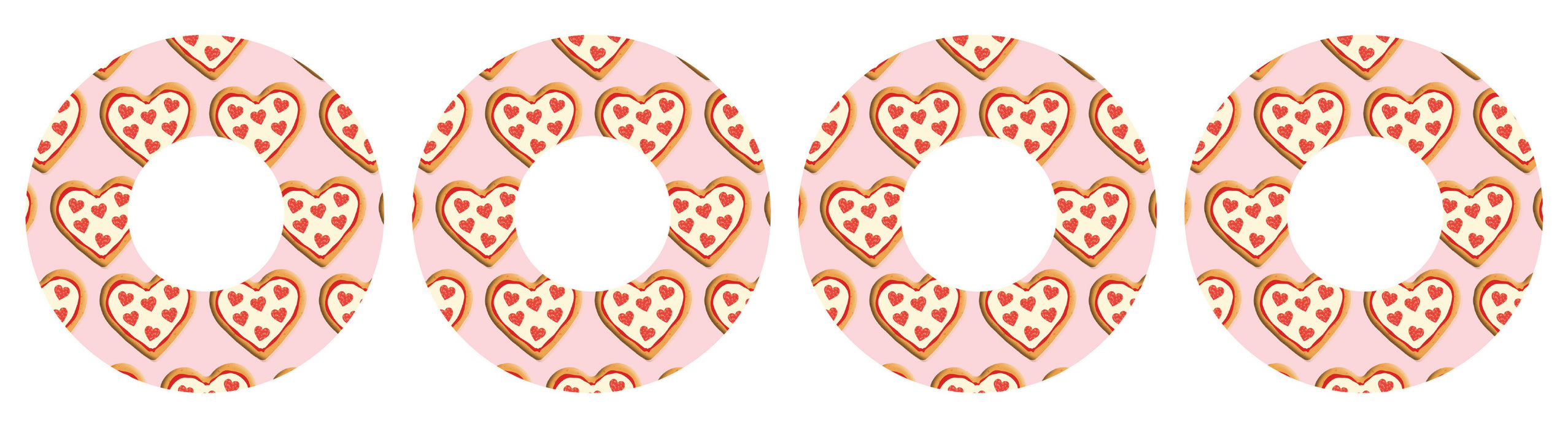 I Heart Pizza for Patch+ Freestyle Libre and Universal Infusion Set Tape - Pump Peelz