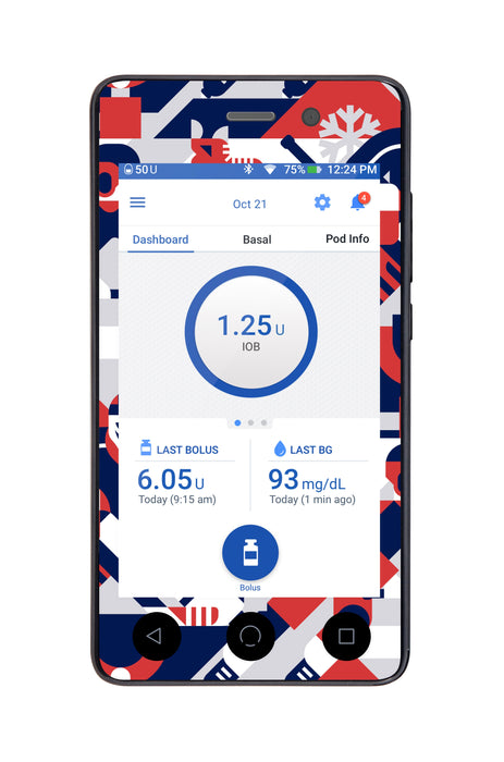 Ice Hockey for Omnipod DASH™-Pump Peelz