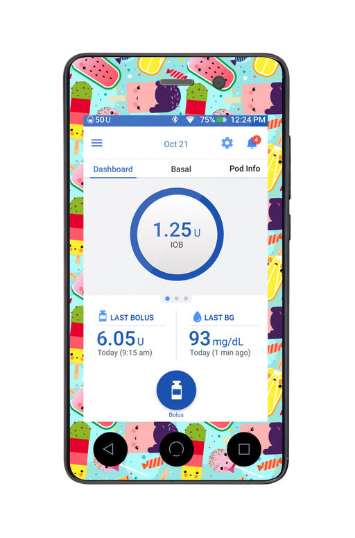 Kawaii Sweets for Omnipod DASH™-Pump Peelz