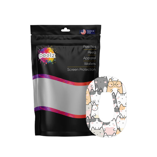 Kitty Cartoon Patch Tape Designed for the DEXCOM G6-Pump Peelz