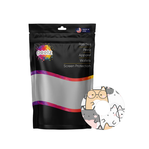 Kitty Cartoon Patch Tape Designed for the FreeStyle Libre 3-Pump Peelz