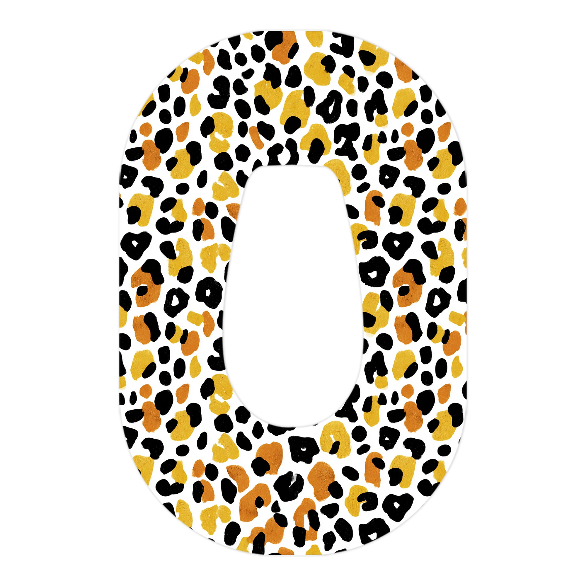 Golden Leopard Dexcom G6 Patch Tape - Pump Peelz