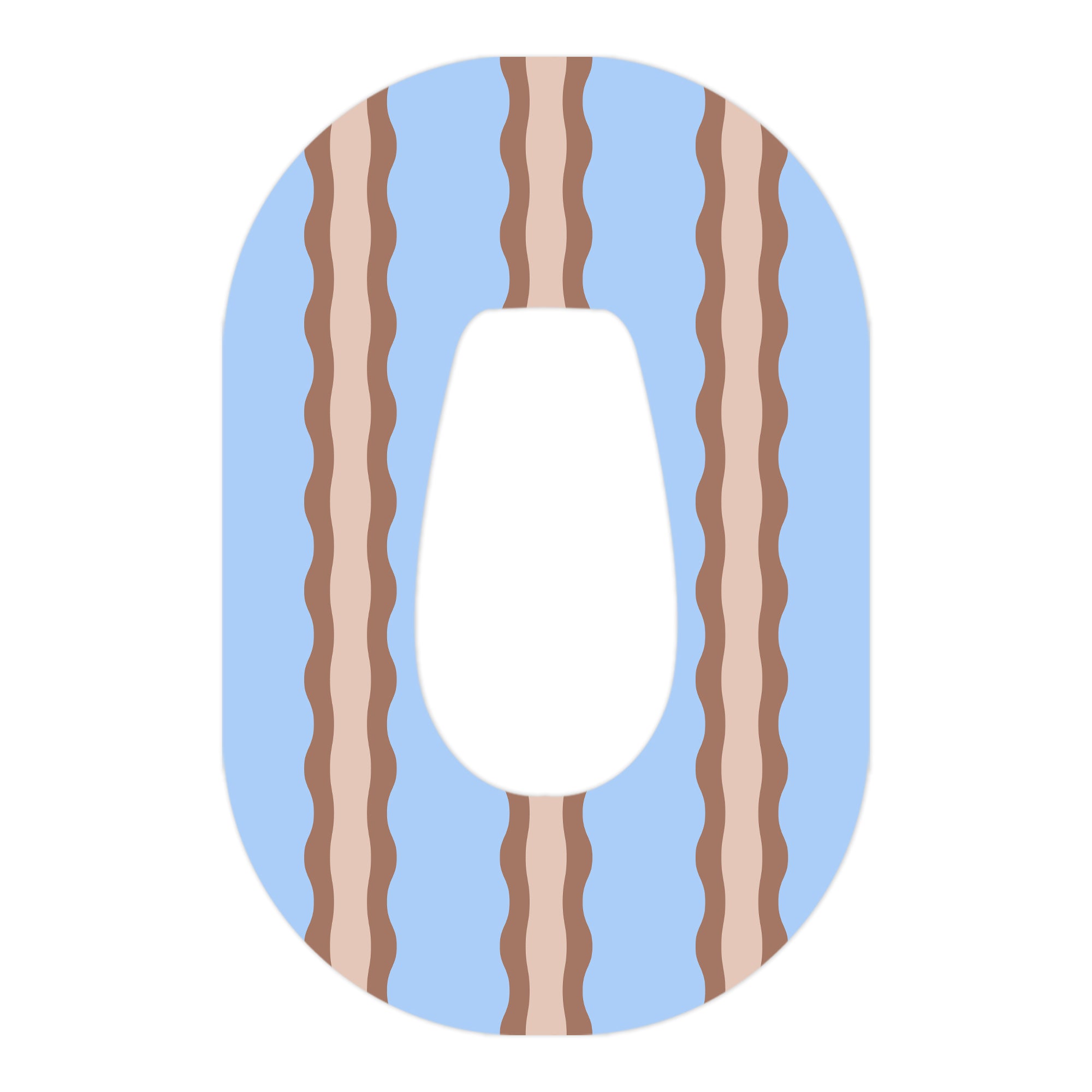 Boardwalk Waves Dexcom G6 Patch Tape - Pump Peelz