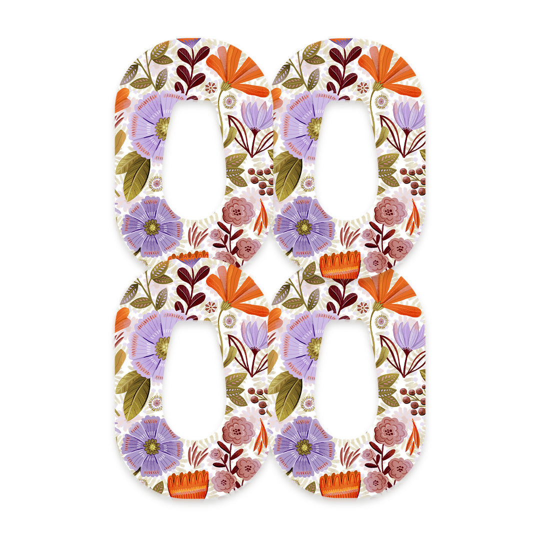 Autumn Meadow Dexcom G6 Patch Tape - Pump Peelz