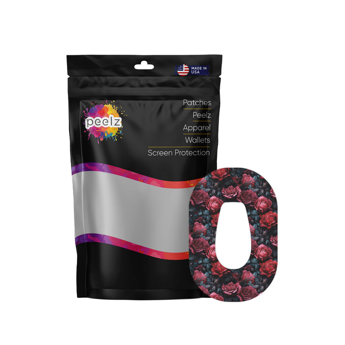Gothic Roses Patch Pro Tape Designed for the DEXCOM G6