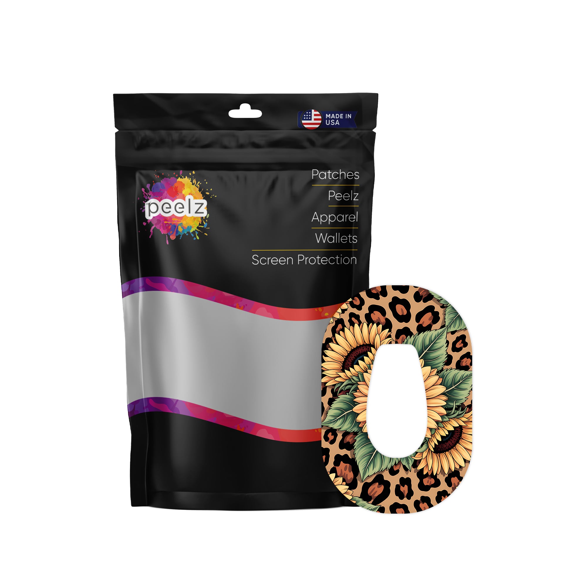 Wild Sunflower Dexcom G6 Patch Tape - Pump Peelz
