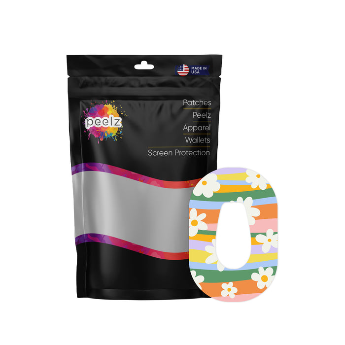 Floral Swirls Patch Pro Tape Designed for the DEXCOM G6