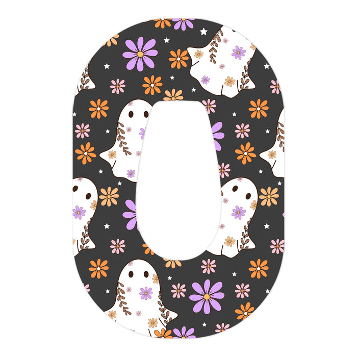 Groovy Ghosts Patch Tape Designed for the DEXCOM G6