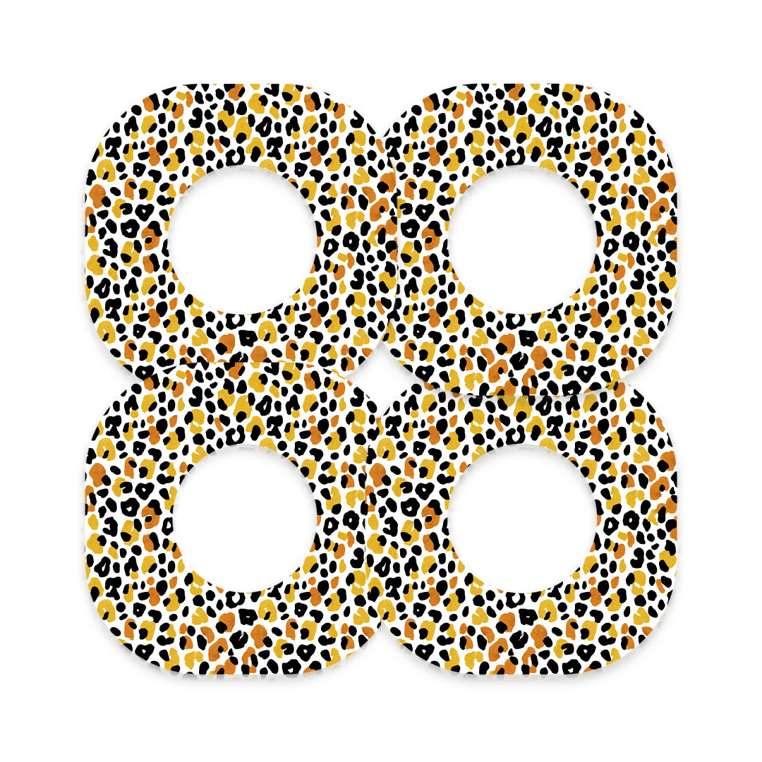 Golden Leopard Dexcom G7 and Stelo Patch Tape - Pump Peelz