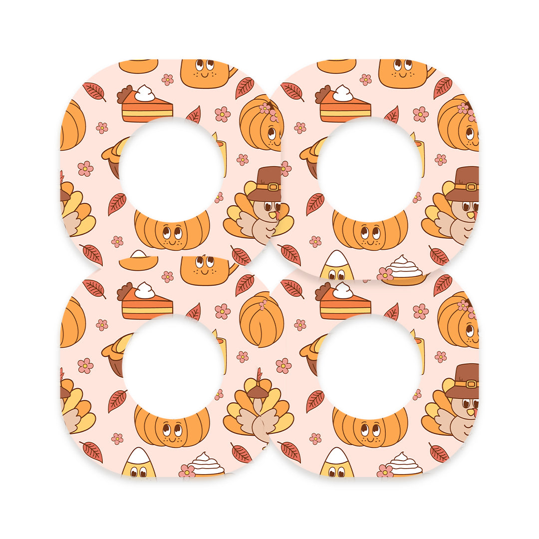 Cozy Harvest Dexcom G7 and Stelo Patch Tape - Pump Peelz