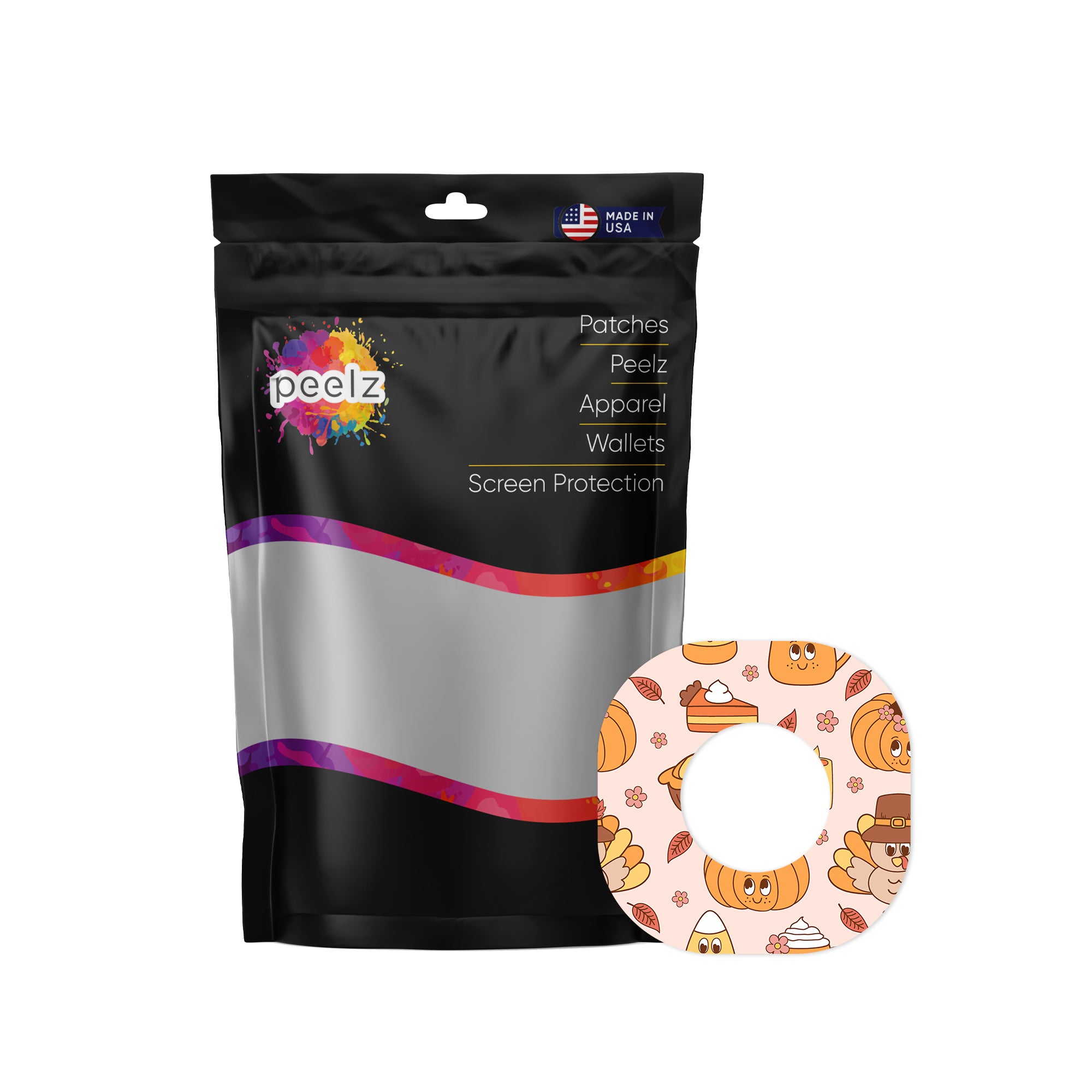 Cozy Harvest Dexcom G7 and Stelo Patch Tape - Pump Peelz