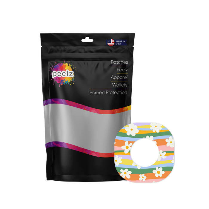 Floral Swirls Patch+ Tape Designed for the DEXCOM G7