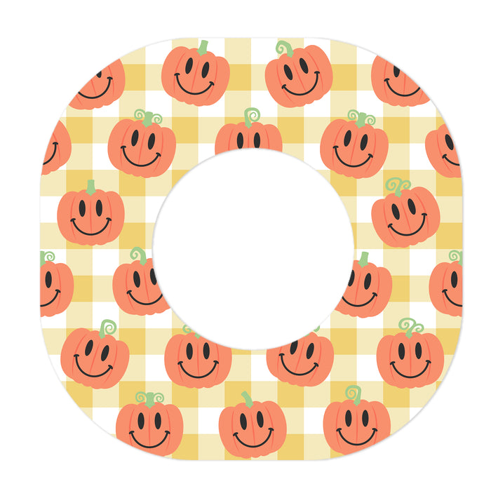 Pumpkin Smilies Patch Tape Designed for the DEXCOM G7