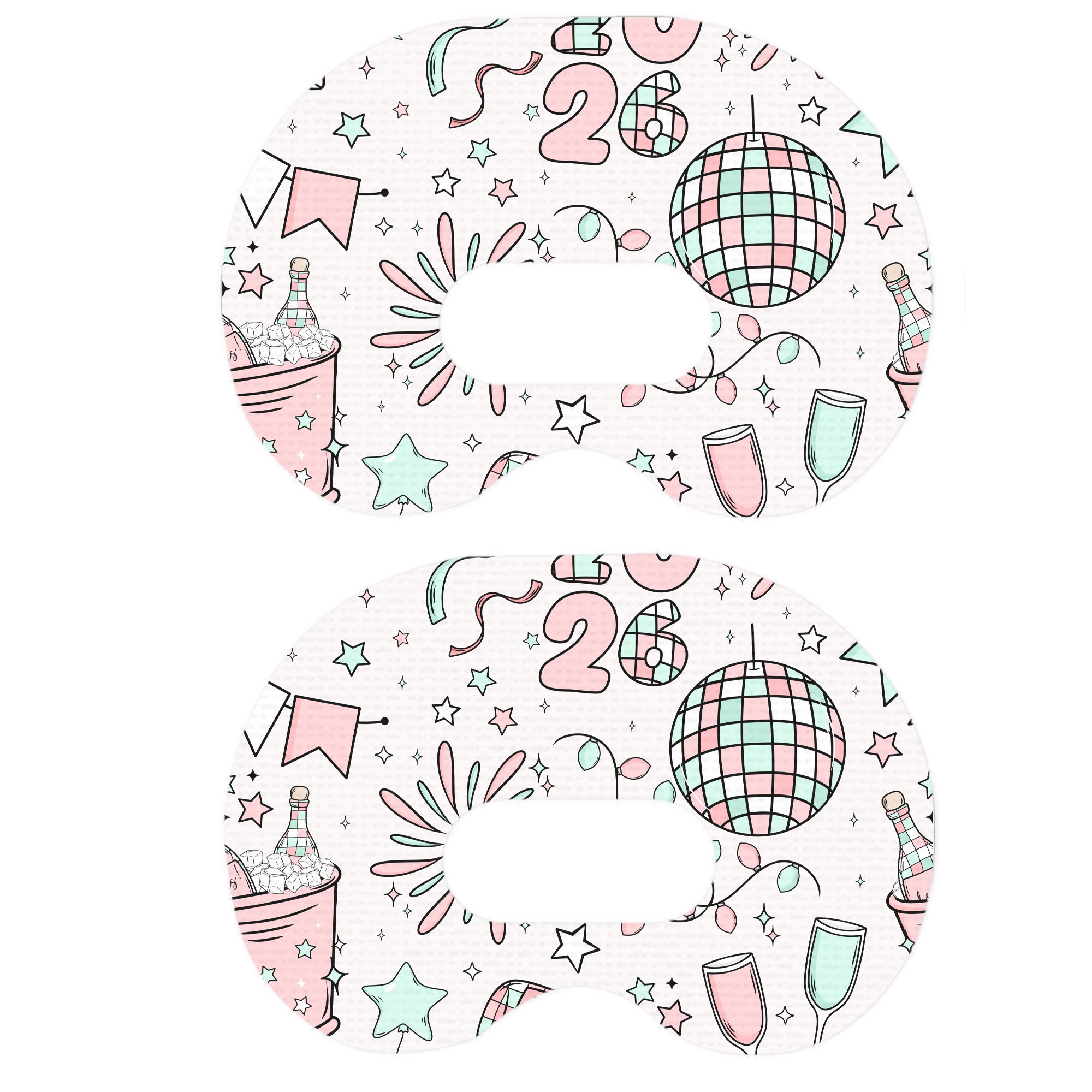 Cheers to '26 Medtronic Guardian Connect Patch Tape - Pump Peelz