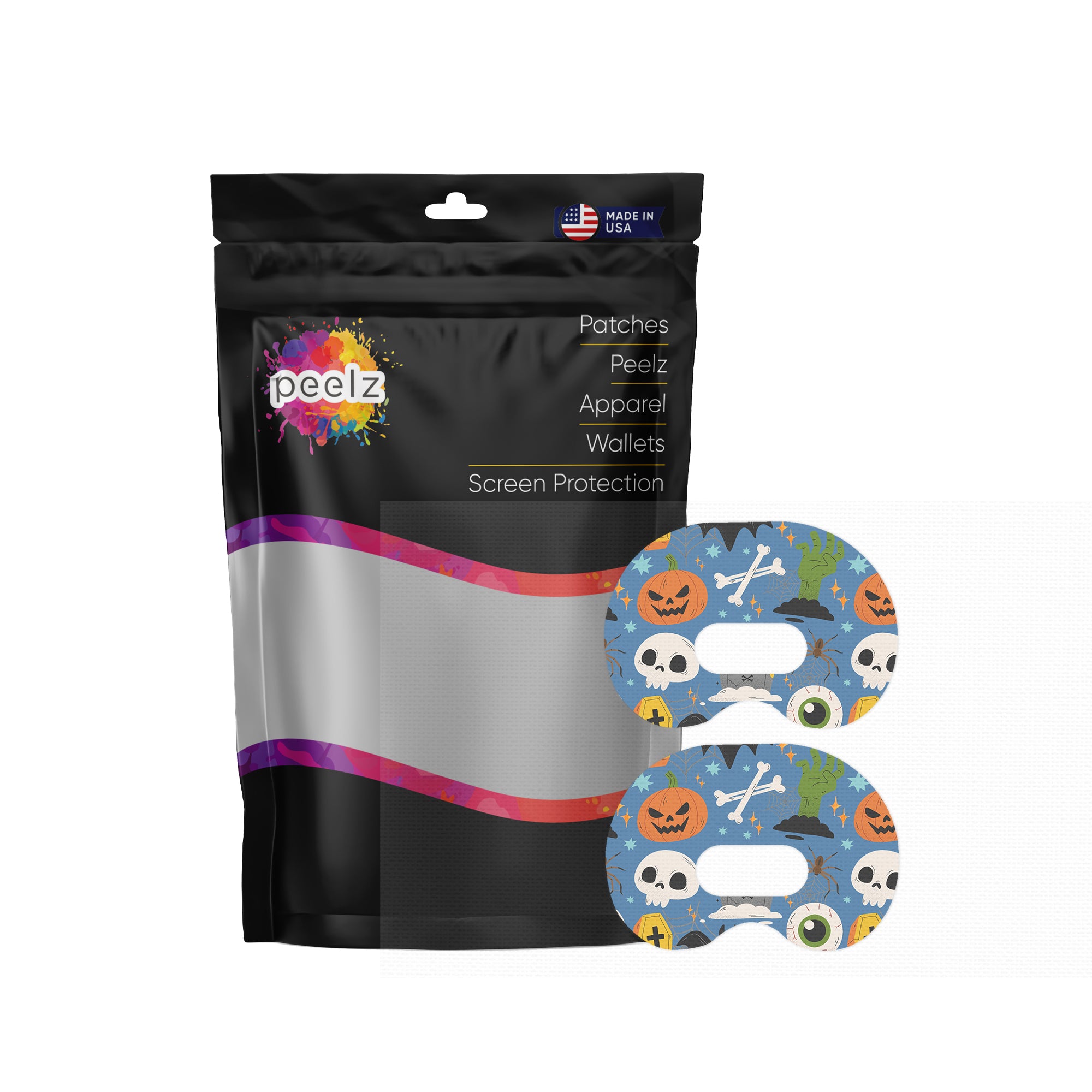 Spooky Night Medtronic Guardian Connect Patch Tape - Pump Peelz