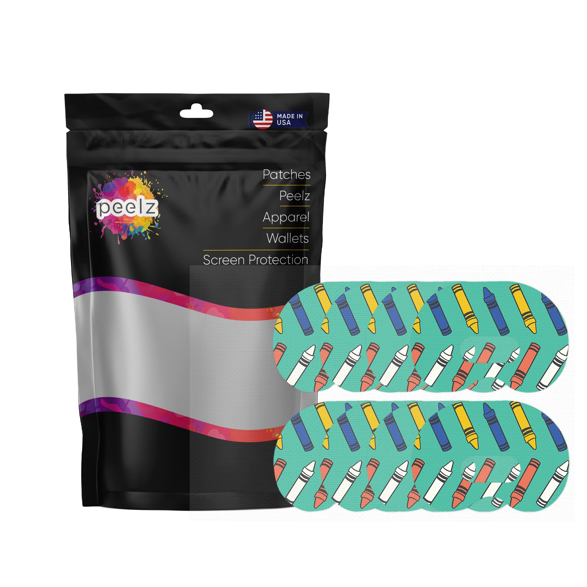 Crayon Pop Medtronic Guardian Connect Patch Tape - Pump Peelz