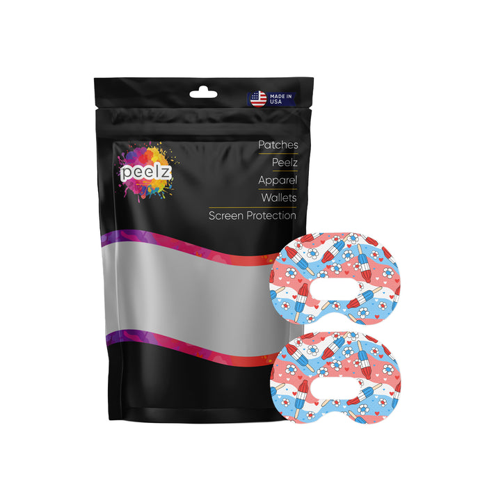 Patriotic Popsicles Medtronic CGM Patch Tape