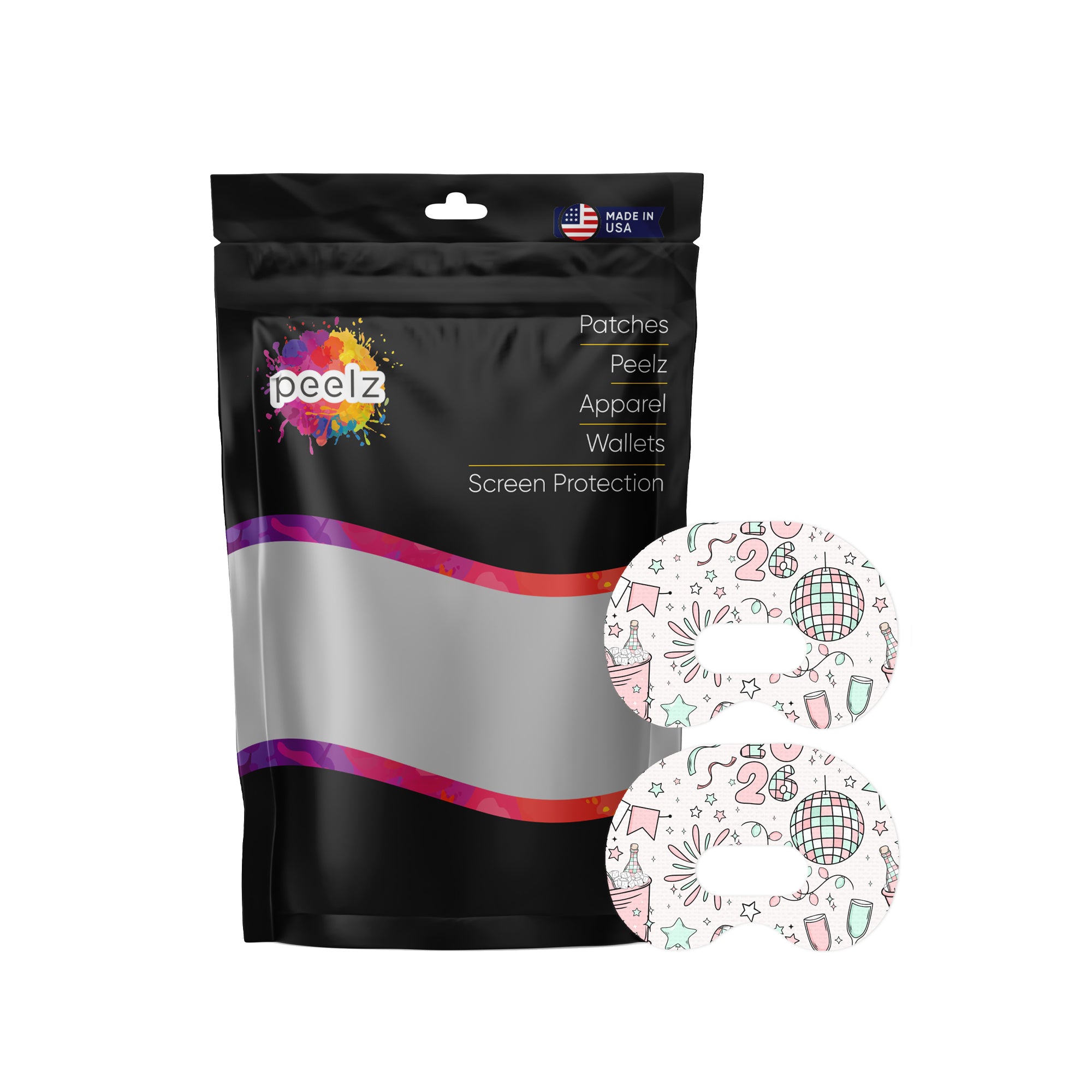 Cheers to '26 Medtronic Guardian Connect Patch Tape - Pump Peelz