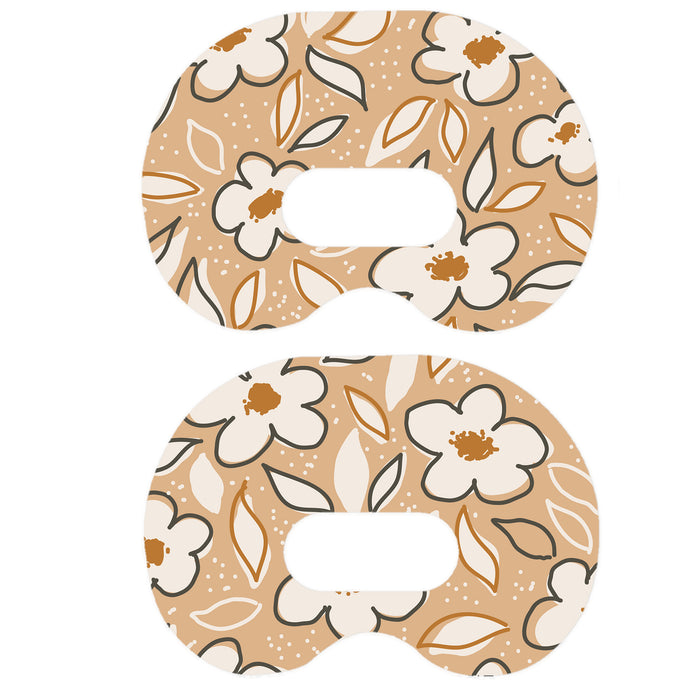 Muted Floral Patch Tape Designed for the Medtronic CGM