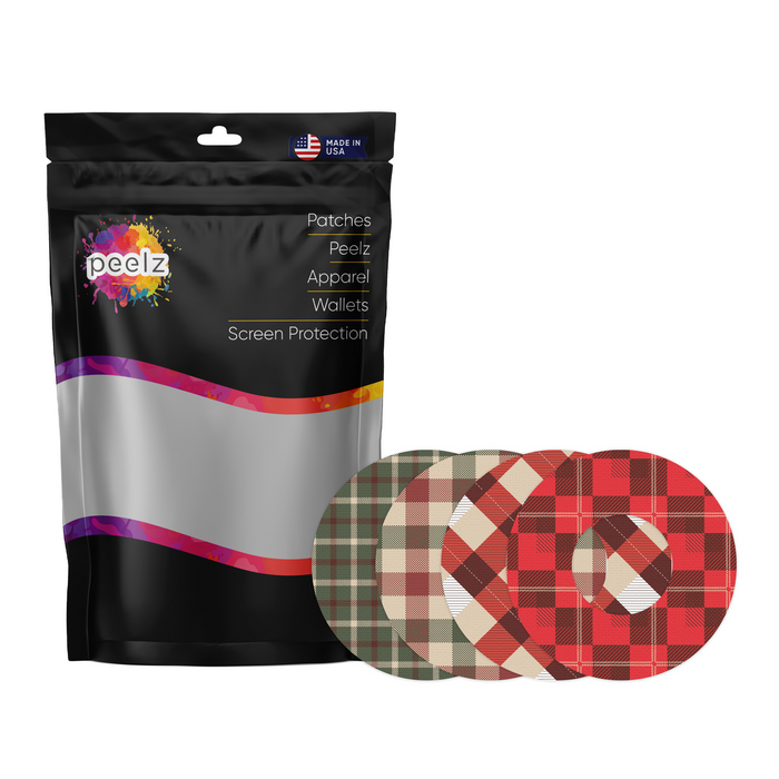 Plaid Variety Patch Pro Tape Designed for the FreeStyle Libre 2