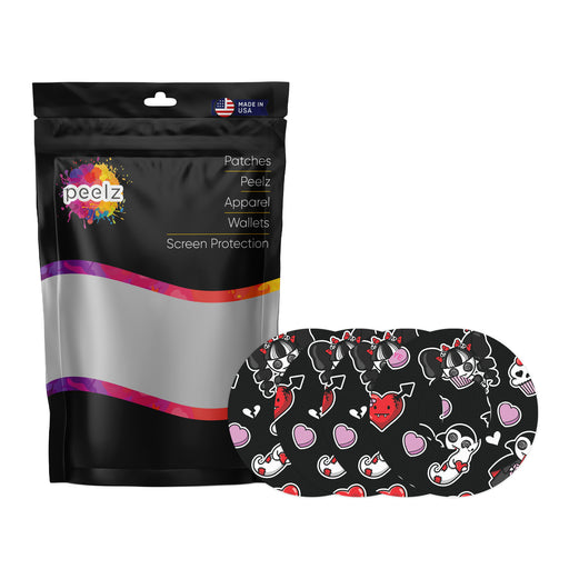 Halloween Valentine Patch Pro Tape Designed for the FreeStyle Libre 2 - Pump Peelz