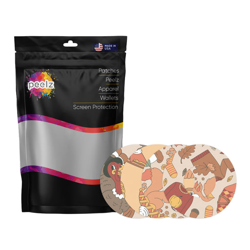 Thanksgiving Variety Pack Patch Pro Tape Designed for the FreeStyle Libre 2 - Pump Peelz