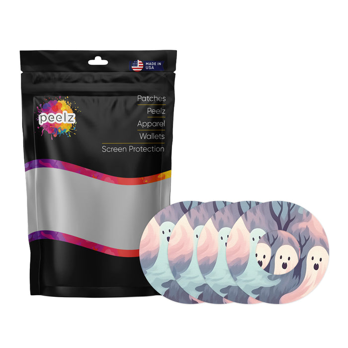 Whispy Ghosts Patch Pro Tape Designed for the FreeStyle Libre 2