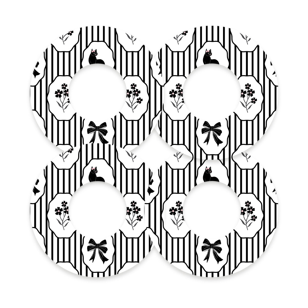 Midnight Cat Freestyle Libre 2 Patch Tape - Pump Peelz