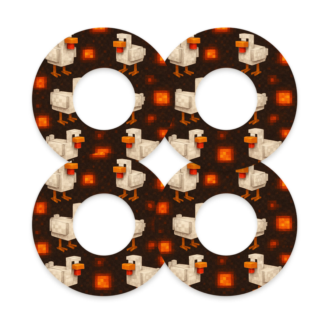 Inferno Chicken Freestyle Libre 2 Patch Tape - Pump Peelz