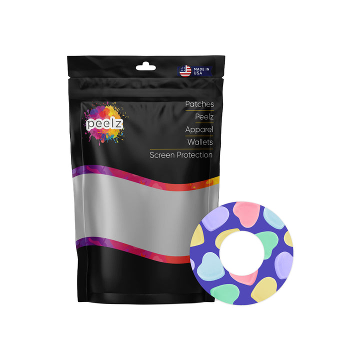 Candy Hearts Patch Pro Tape Designed for the FreeStyle Libre 2 - Pump Peelz